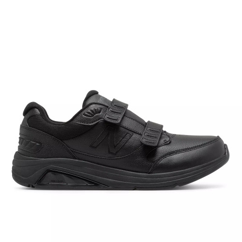 Men's Hook and Loop Leather 928v3 - BLACK