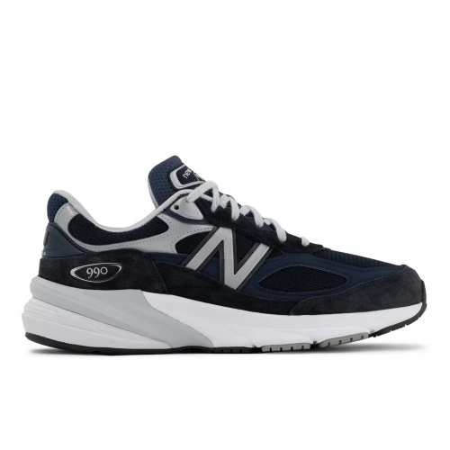Women's Made in USA 990v6 - NAVY with WHITE