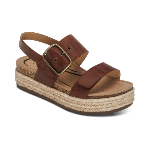 Women's Vania Arch Support Platform Sandal - Walnut