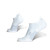 TA4 Thin Air Socks - No Show - W WHITE