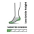Women's Run Targeted Cushion Low Ankle Socks - 122 WHITE