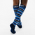 TS5 Travel Socks - Over the Calf - Blue w/ Stripes