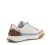 Women's Rio: Inside Zip Sneaker - Cream Calf Leather/Blue Suede