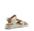 Women's Marina: Adjustable Sandal - Sand/White/Platinum Metallic