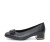 Women's Garnet A - Black Calf/Patent Accent