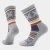 Women's Cozy Fair Isle Sweater Crew Socks - Light Gray