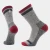 Cozy Larimer Crew Socks - Tibetan Red