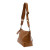 Leen Seamed Crossbody - Chestnut