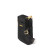 Modern Take Two RFID Crossbody - Black w/gold hardware