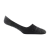 Women's Solid No Show Invisible Lightweight - Black