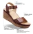 Women's Portola Two Strap Wedge - Red Nubuck