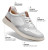 Men's Featherlight Napa Sneaker - White Leather