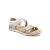 Women's Capri Sandal - Textured Pearl Leather