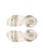 Women's Soft Sandal 3-Strap - Python/Pure Cashmere Metallic