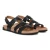 Women's Eureka Strappy Sandal - Black Leather