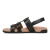Women's Eureka Strappy Sandal - Black Leather