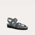 Women's Krista - Graphite Striped Suede with Black
