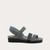 Naot Womens Krista in Graphite Striped Suede with Black - Image 1