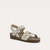 Women's Krista - Platinum Striped Suede with Light Gold