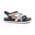 Women's Carmen Cross Band Adjustable Sandal - Navy Multi