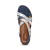 Women's Carmen Cross Band Adjustable Sandal - Navy Multi