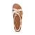 Women's Carmen Cross Band Adjustable Sandal - Champagne Multi