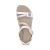 Women's Jess Adjustable Quarter Strap Sandal - White
