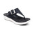 Women's Donna Adjustable Thong Sandal - Black