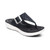 Women's Donna Adjustable Thong Sandal - Black