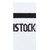Cotton Crew Stripe - White Black