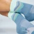 Feetures Trail Max Cushion Mini Crew in Tectonic Blue - Image 3