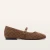 FRANKIE4 Womens Hepburn in Pecan Suede Stud - Image 1