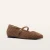 Women's Hepburn - Pecan Suede Stud