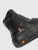 Women's Zip Up Ankle Boots - Black Smooth Leather