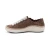 Aetrex Womens Charlotte Lace-Up Sneaker in Taupe Nubuck - Image 4
