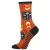 Socksmith Womens W Mystic Cats in Burnt Orange