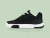 Women's PB5 Court2 - Black-White