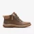 Clarks Womens Orlene Top Waterproof in Dark Sand Nubuck - Image 1
