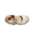 Women's Portola Two Strap Sandal - Two Tone White Leather