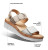 Women's Portola Two Strap Sandal - Two Tone White Leather
