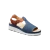 Women's Portola T-Strap Sandal - Blue Nubuck / Tan Leather