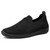 Women's Lisbon - Black Woven Stretch