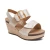 Women's Ashley Arch Support Wedge - Champagne