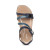Women's Jess Adjustable Quarter Strap Sandal - Navy