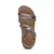 Women's Jillian Braided Quarter Strap Sandal - Brushed Silver