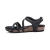 Women's Jillian Braided Quarter Strap Sandal - Black