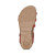 Women's Jillian Braided Quarter Strap Sandal - RED