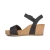 Women's Lexa Quarter Strap Wedge - Black