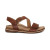 Women's Tamara Asymmetrical Quarter Strap Sandal - Walnut