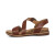 Women's Tamara Asymmetrical Quarter Strap Sandal - Walnut